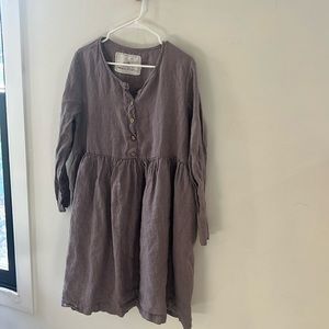 Not Perfect Linen Mama long sleeved dress